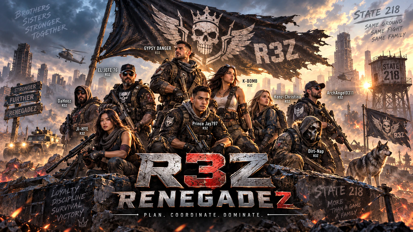 R3Z — RenegadeZ alliance artwork